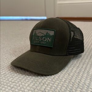 Filson Green Logger Trucker Hat